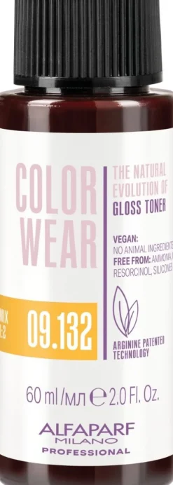 Alfaparf Milano Color Wear Gloss Toner 09.132 Soft Very Light Ash Golden Violet Blonde - 60 ml