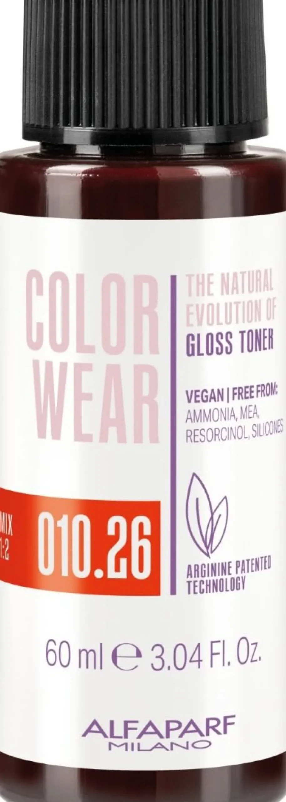 Alfaparf Milano Color Wear Gloss Toner 010.26 Soft Lightest Violet Red Blond - 60 ml
