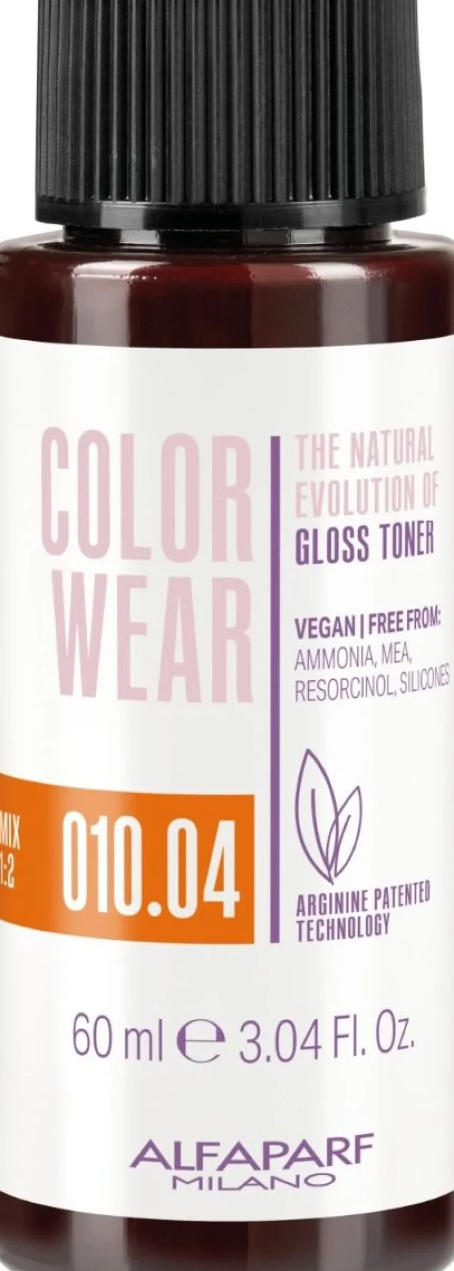 Alfaparf Milano Color Wear Gloss Toner 010.04 Soft Lightest Slightly Copper Blonde - 60 ml