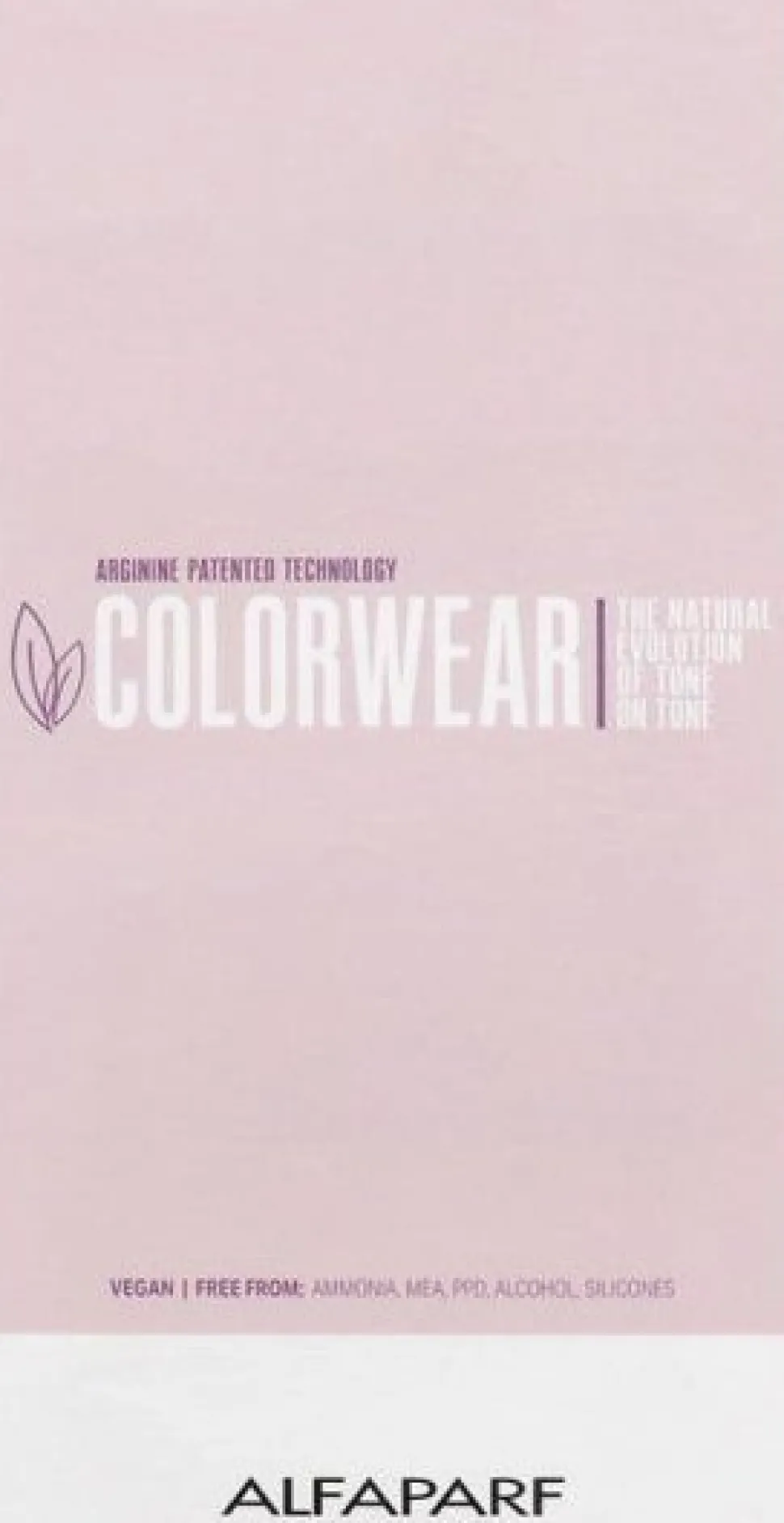 Alfaparf Milano Color Wear Mini Color Chart 2025