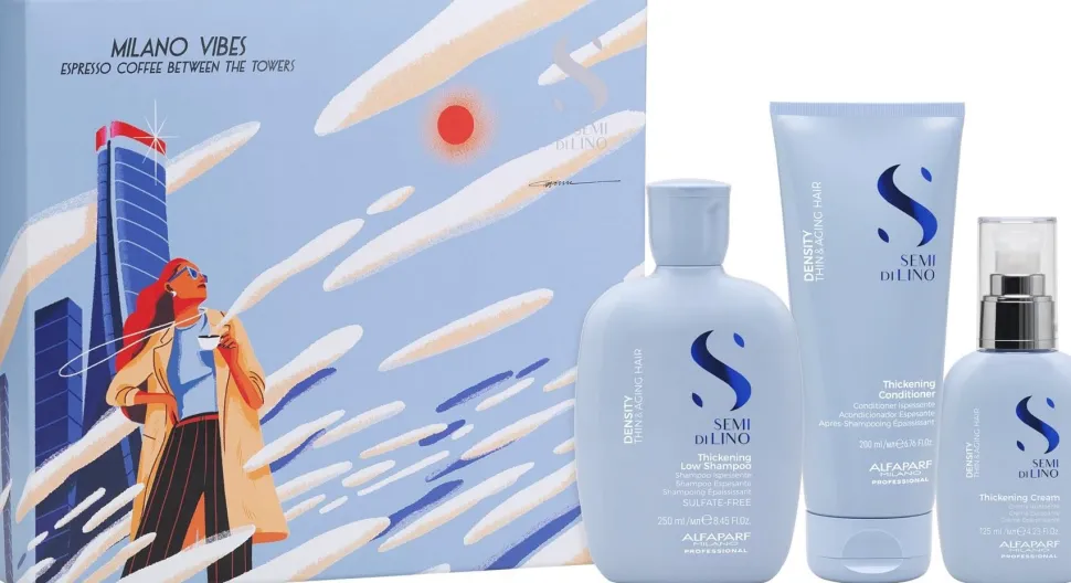 Alfaparf Milano Holiday Kit Set Semi di Lino Density 465 ml