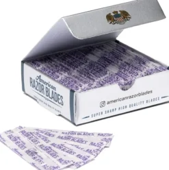 American Razor Blades 100 Single Edge Razor Blades