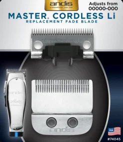 Andis Master® Cordless Replacement Fade Blade