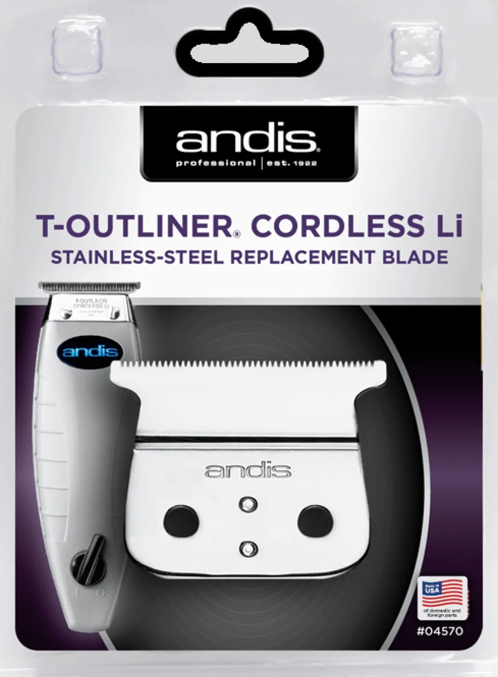 Andis T-Outliner Replacement Blade Stainless Steel