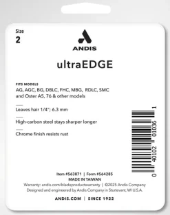 Andis UltraEdge® Detachable Blade Size 2 - 6.3 mm