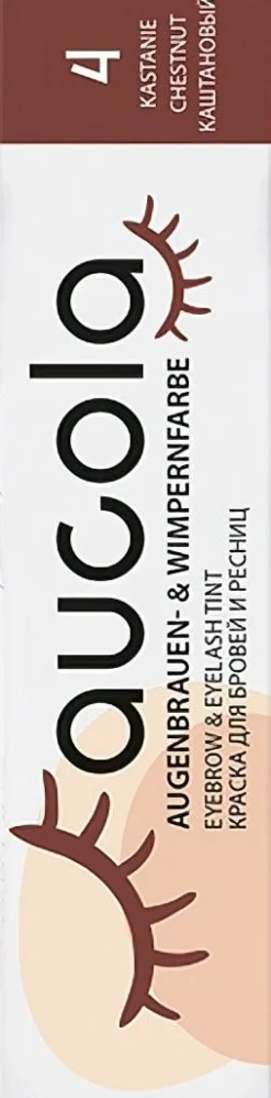 Aucola Eyebrow & Eyelash Tint 4 Chestnut - 15 ml
