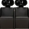 Ayala Luna Sofa Backwash Black