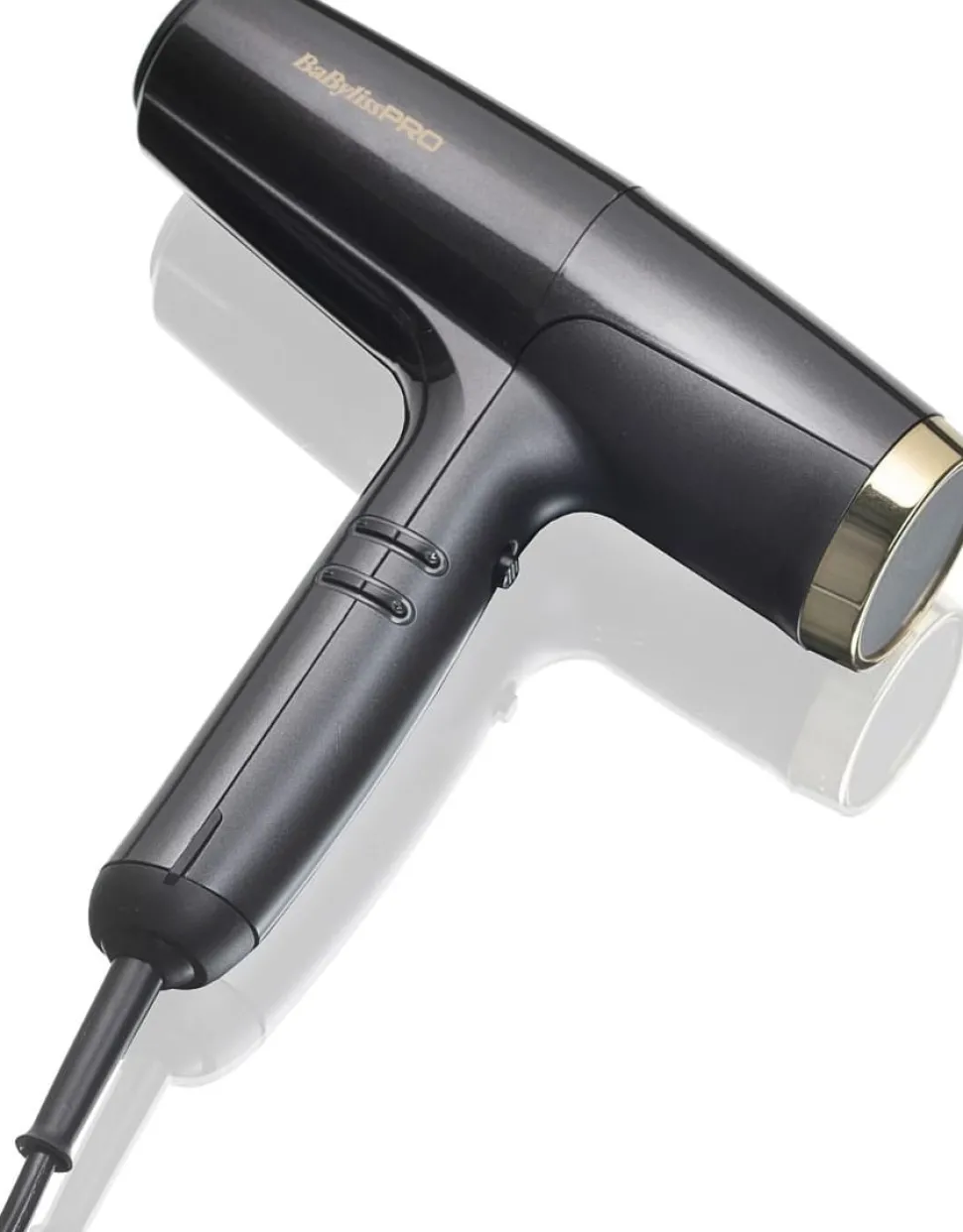 BaByliss PRO Falco Grey & Gold - 2000 Watt