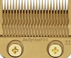 BaByliss PRO Fxone Gold Titanium Metal-Injection Molded (MIM) Precision Fade Blade