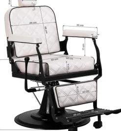 Barber Chair Carlos Extra Pearl