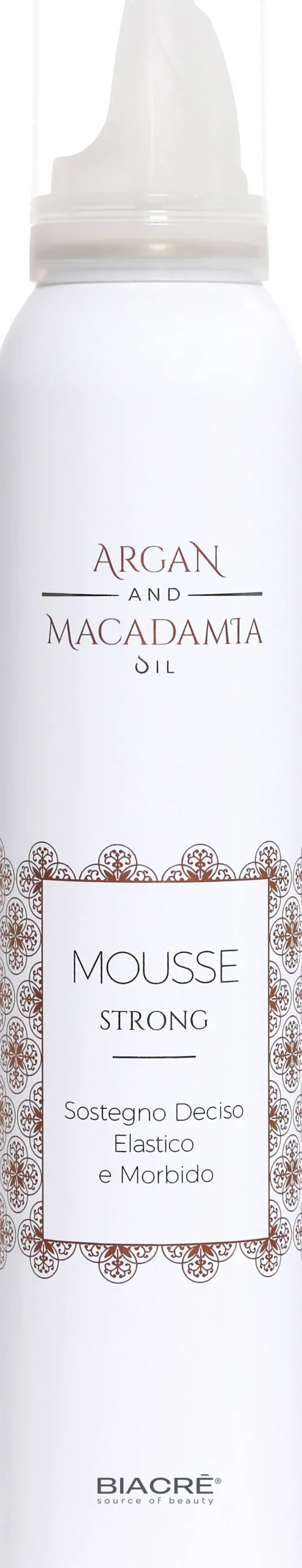 Biacre Argan & Macadamia Mousse Strong - 200 ml