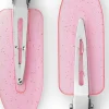 Bravehead Setting Clip Glitter Pink 6 Pcs