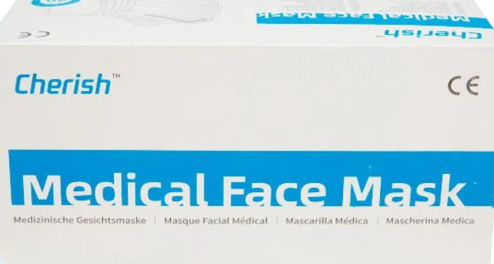 Cherish Mouth Mask - 3-Layer CE Approved Type IIR - 50 Pcs