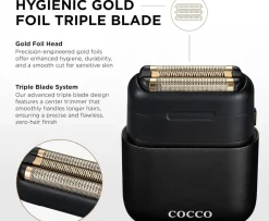COCCO Impacto Micro Wet - Dry Shaver Black