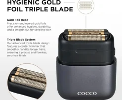 COCCO Impacto Micro Wet - Dry Shaver Grey