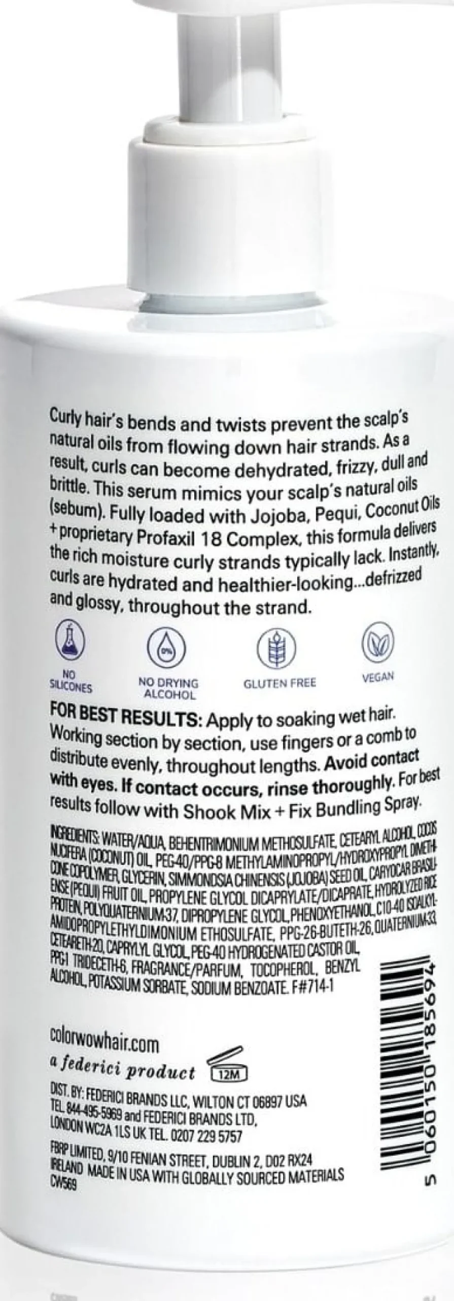 Color WOW Curl Wow Flo Entry Rich Natural Supplement 295 ml