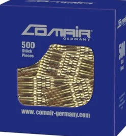 Comair - Hair Pins Pretty Fashion Gold 5 cm - 500 pcs