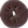 Comair Hair donut round, brown 11 cm 12 gr