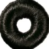 Comair Hair Donut Round, Black, 9 cm 18 gr