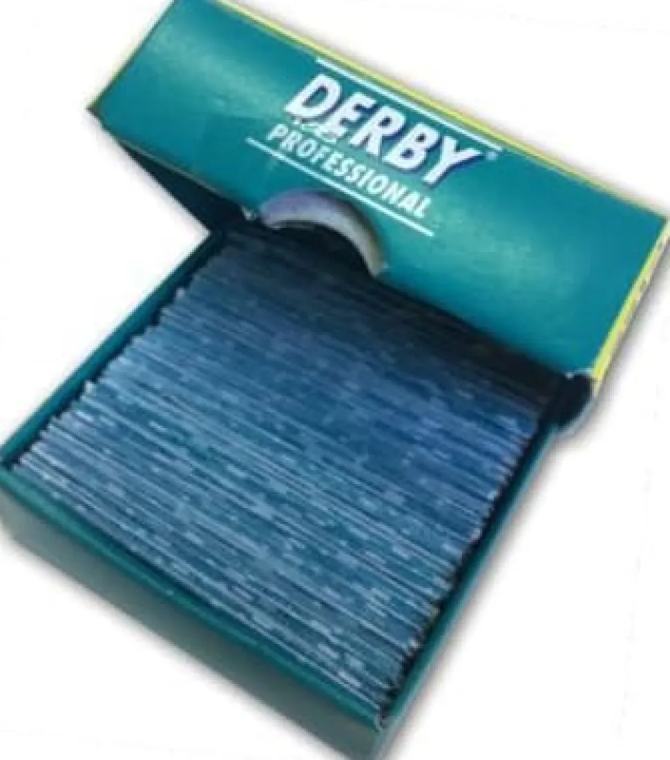 Derby Professional Half Razor Blades - 100 pcs