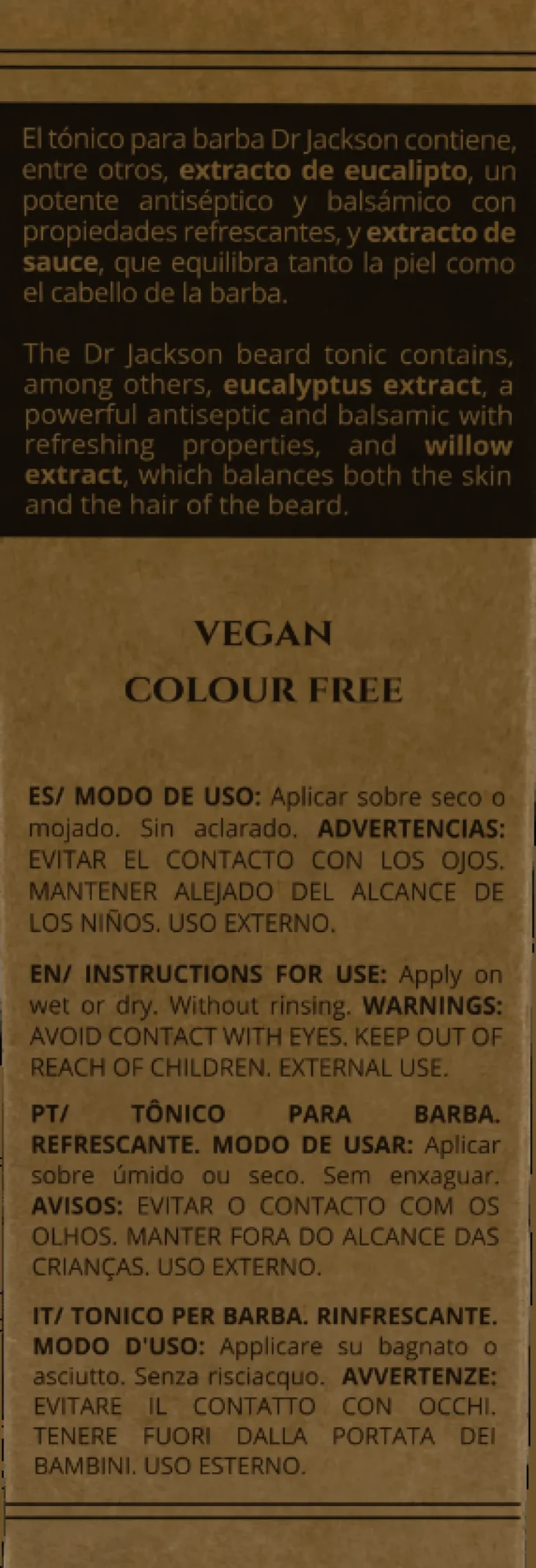 Dr. Jackson Elixir 5.1 Beard Tonic - 50 ml