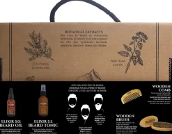 Dr. Jackson The Complete Beard Kit Oil+Tonic+Brush+Comb