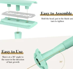 Ennva - Body Safety Razor Mint Green