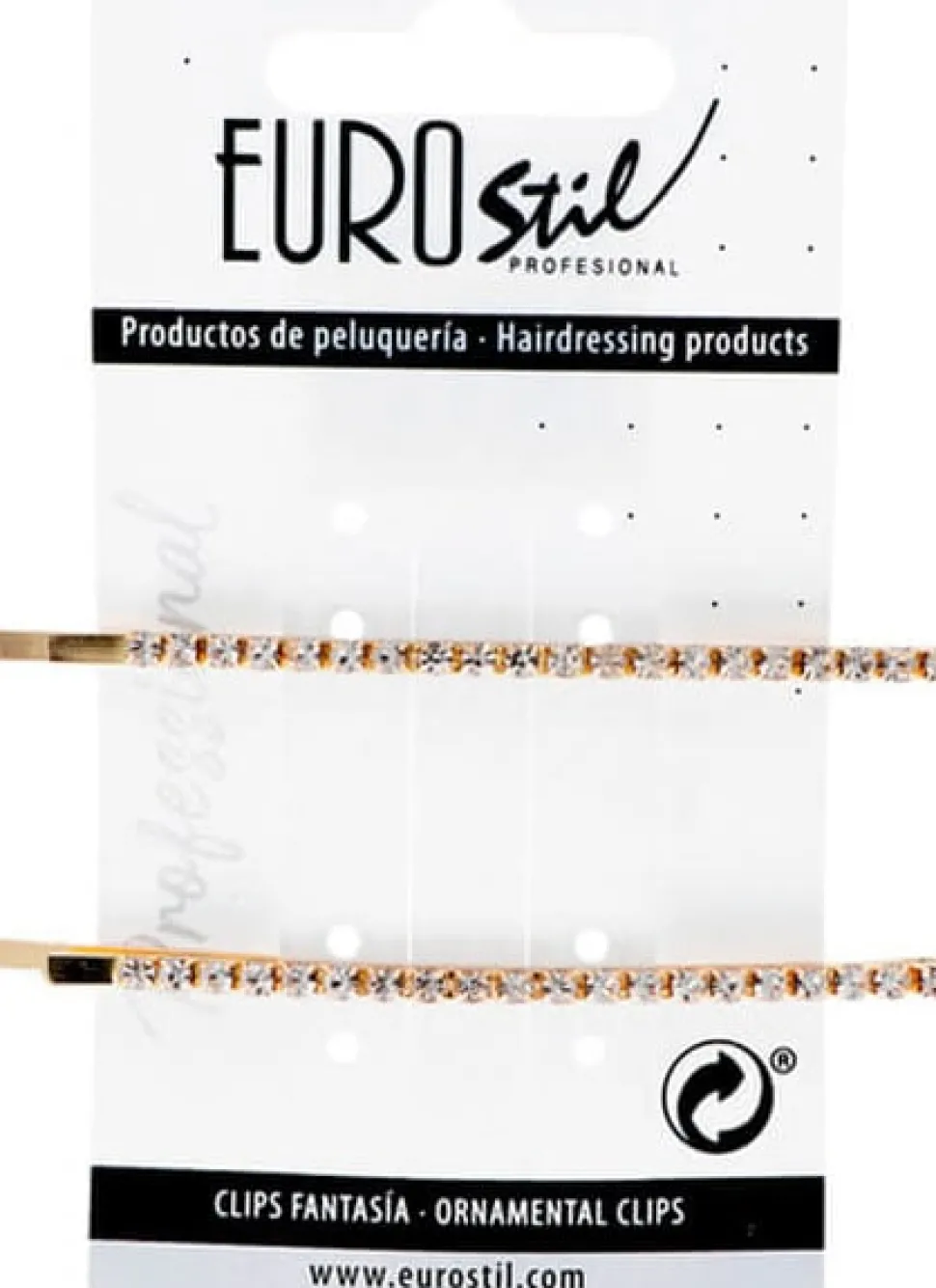 Eurostil - Hair Grips With Pearls - 2 Pcs (U)