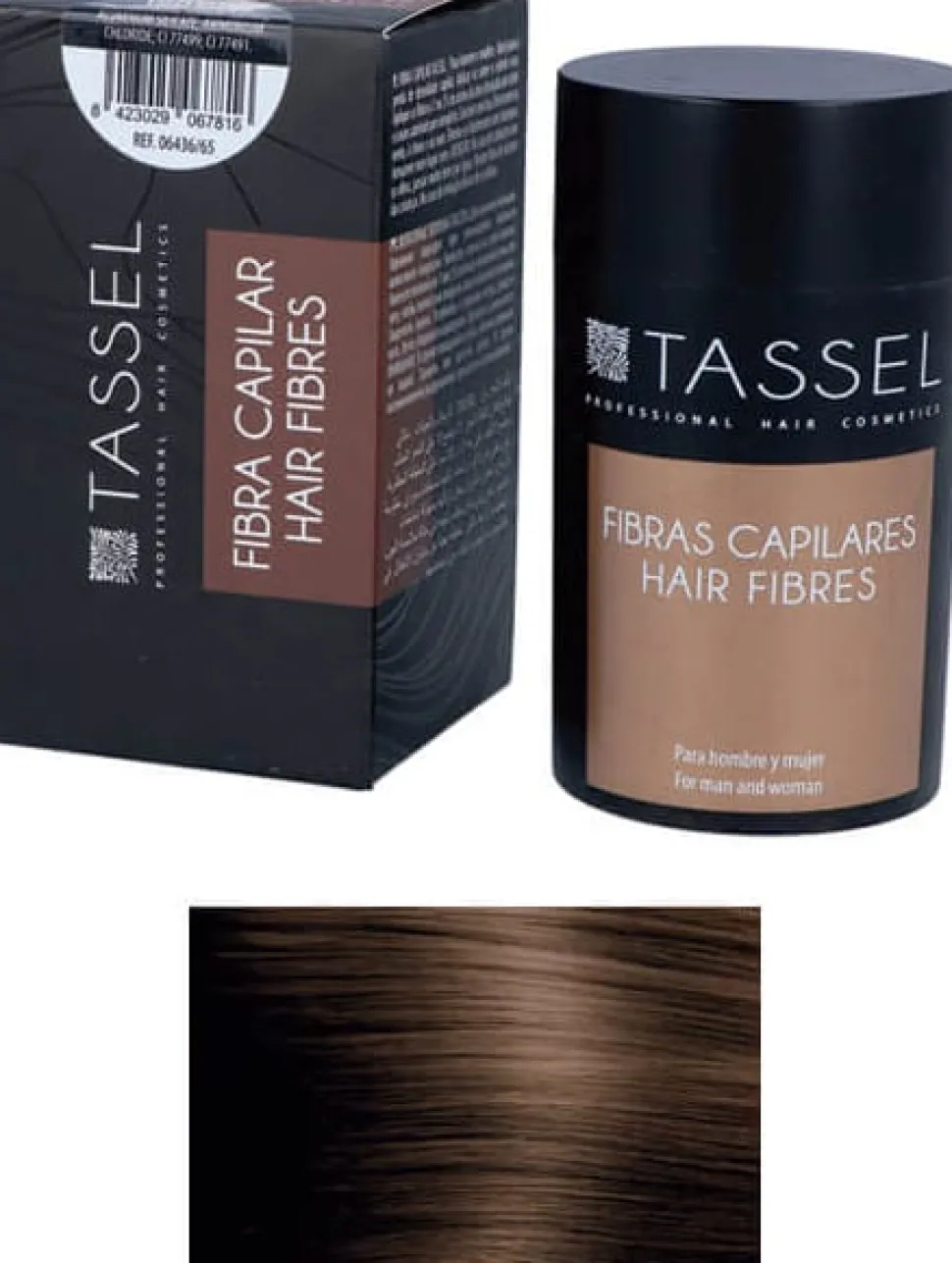 Eurostil - Tassel Hair Fiber Brown 22g