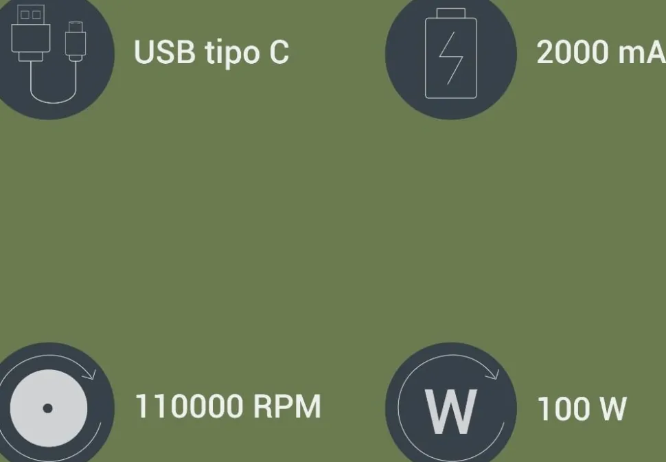 Eurostil Air Duster Turbo Wind 100 Watt