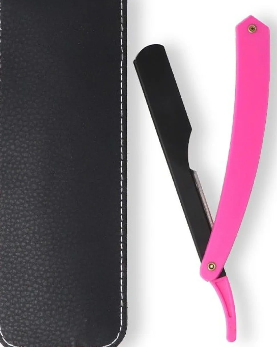 Eurostil Blessed Pink Plastic Handle Razor