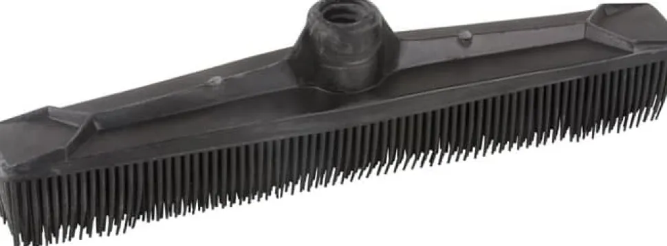 Eurostil Rubber Broom Black (Without Handle)