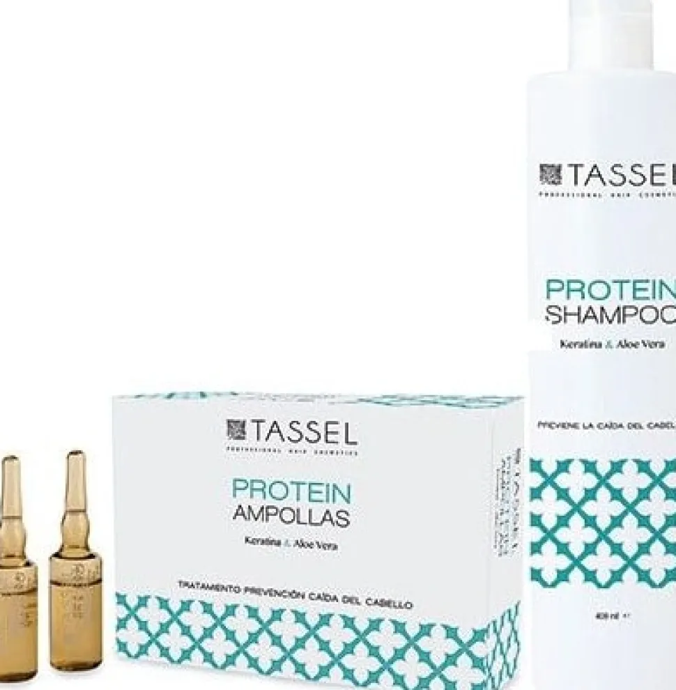 Eurostil Tassel Pack Anti Hair Loss Shampoo 400 ml & 12 x 10 ml Ampoules