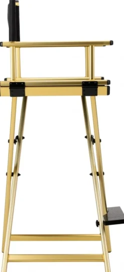 Gabbiano Aluminum Make Up Chair Gold