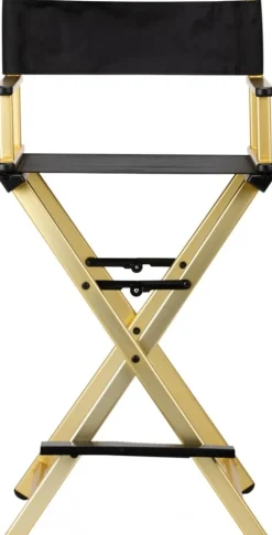 Gabbiano Aluminum Make Up Chair Gold