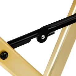 Gabbiano Aluminum Make Up Chair Gold