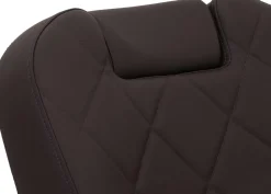 Gabbiano Barber Chair Bruno Brown & Black Frame