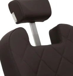 Gabbiano Barber Chair Bruno Brown & Black Frame