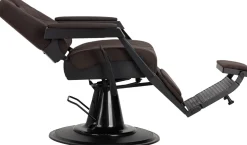 Gabbiano Barber Chair Bruno Brown & Black Frame