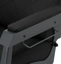 Gabbiano Barber Chair Bruno Black & Graphite Frame