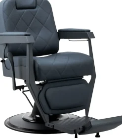 Gabbiano Barber Chair Bruno Graphite & Graphite Frame