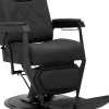 Gabbiano Barber Chair Bruno Black & Black Frame