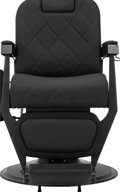 Gabbiano Barber Chair Bruno Black & Black Frame