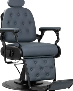 Gabbiano Barber Chair Francesco Black Graphite