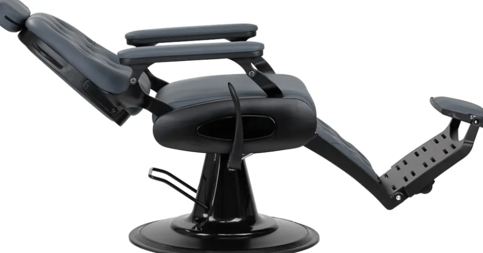 Gabbiano Barber Chair Francesco Black Graphite