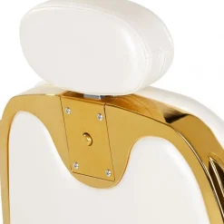 Gabbiano Barber Chair Francesco Gold White