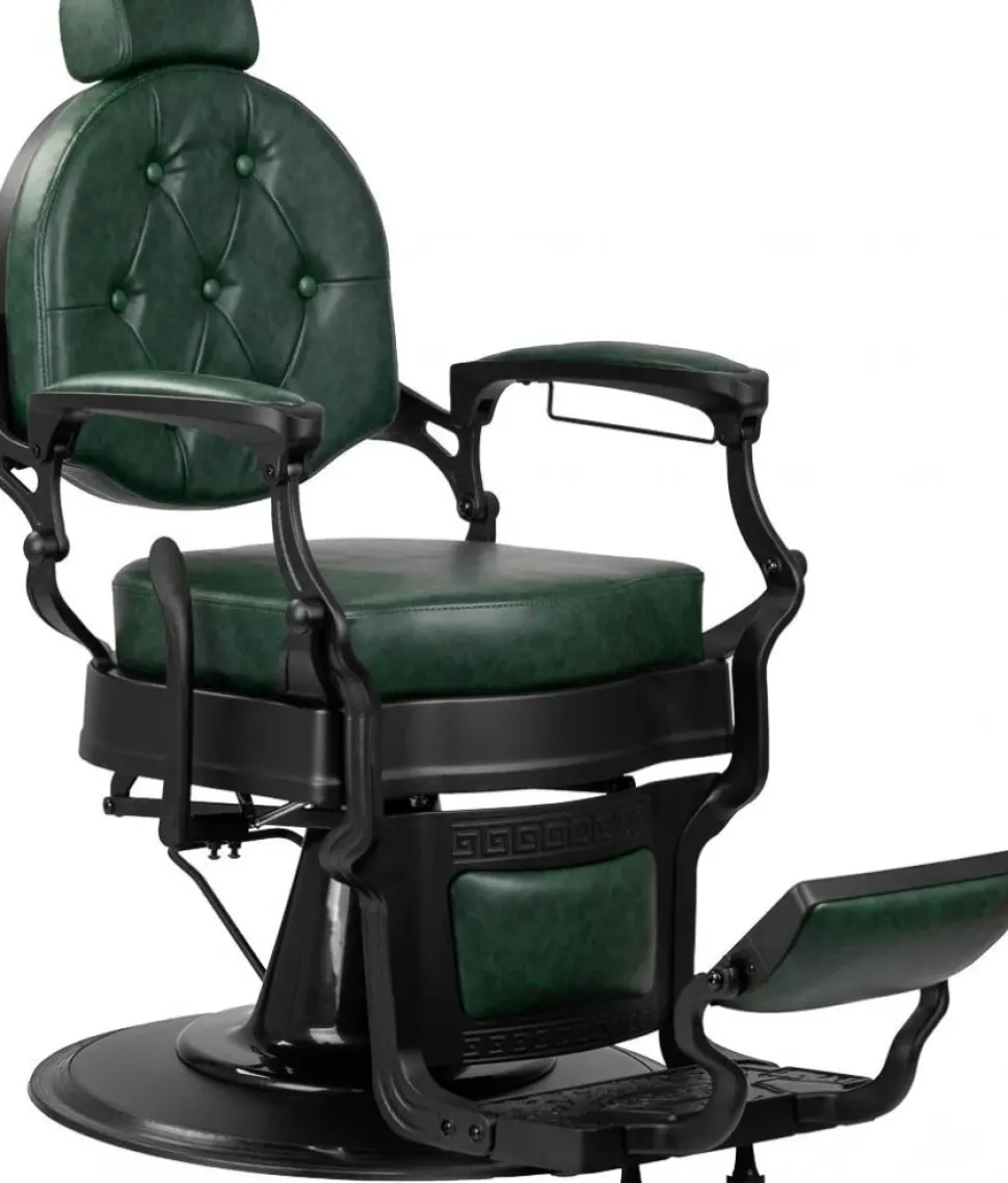 Gabbiano Barber Chair President Green-Black