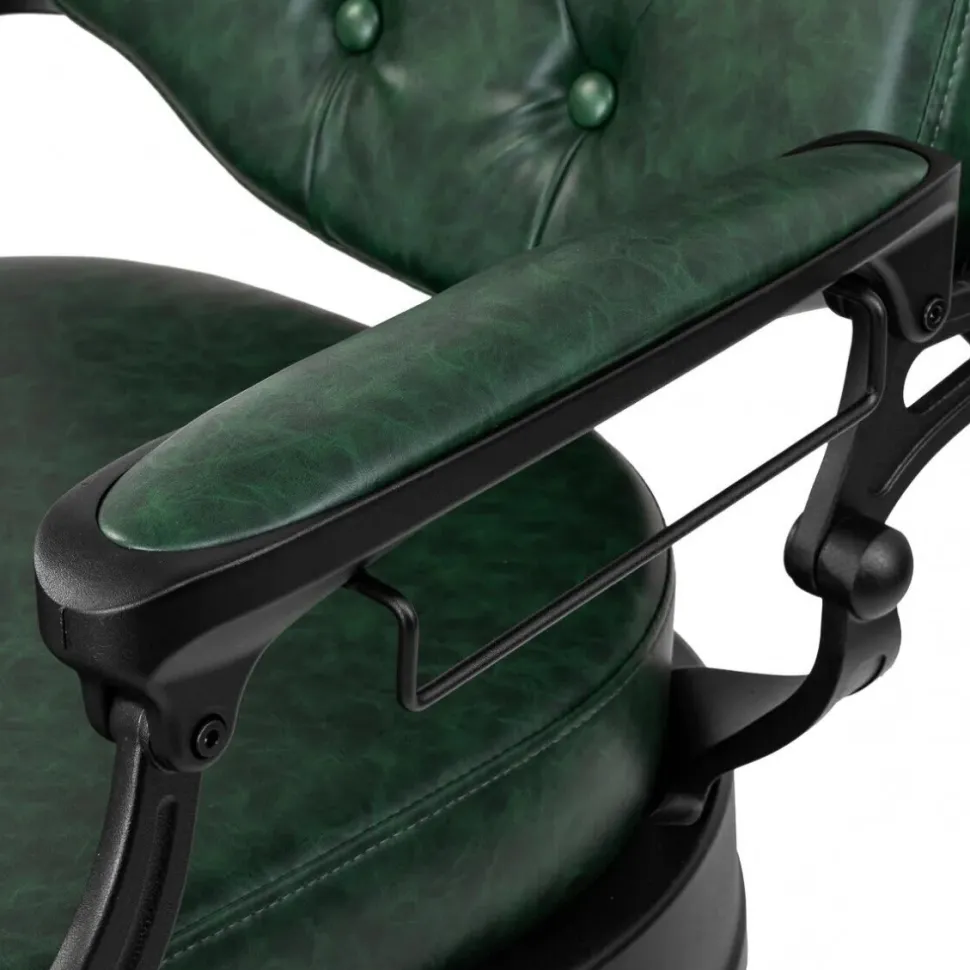Gabbiano Barber Chair President Green-Black
