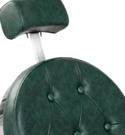 Gabbiano Barber Chair President Green-Chrome