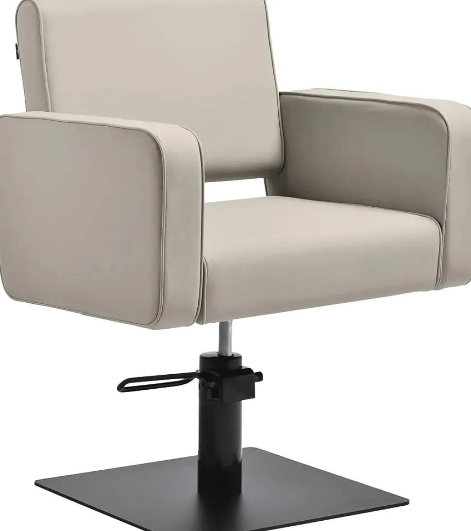 Gabbiano Bilbao Hairdressing Chair - Gray Beige